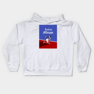 Mbappe FRA 22 Football Celebration Kids Hoodie